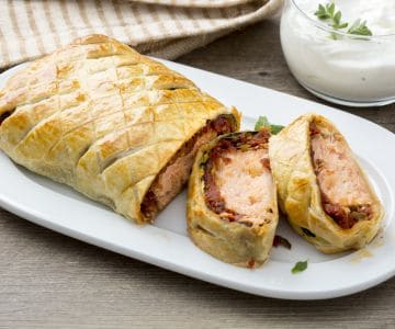 Filet de saumon en croûte