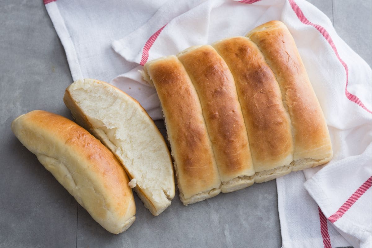 Pains à hot-dog de la Nouvelle-Angleterre