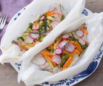 Filet de dorade en papillote