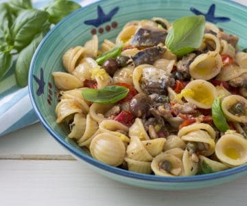 Orecchiette aux sardines et tomates cerises