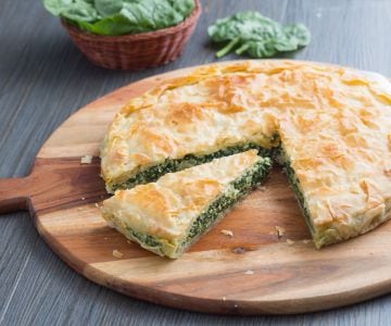 Burek aux épinards et ricotta