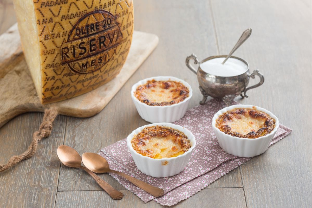 Crème brûlée au Grana Padano