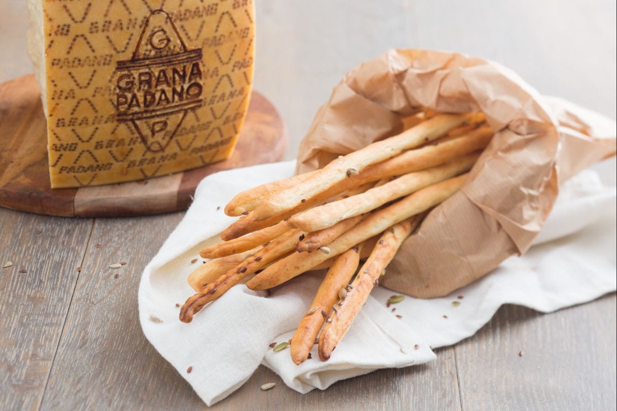 Gressins au Grana Padano