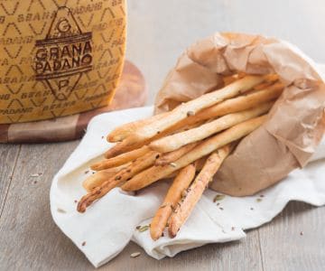 Gressins au Grana Padano