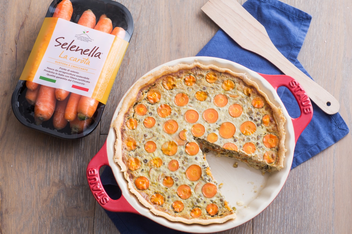 Quiche carottes et légumes