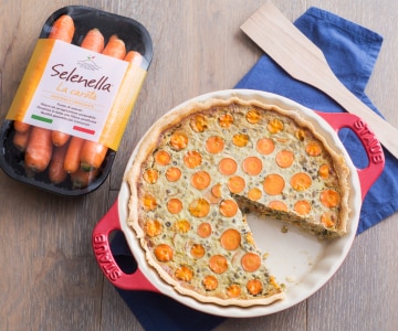 Quiche carottes et légumes