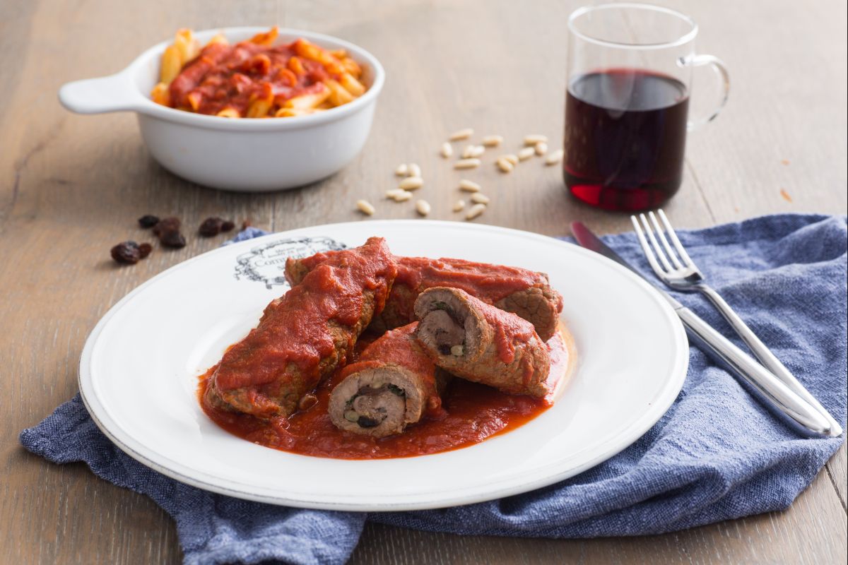 Paupiettes napolitaines à la sauce