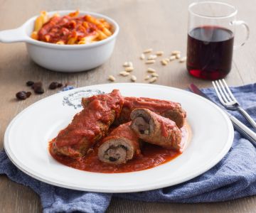 Paupiettes napolitaines à la sauce