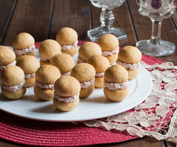 Baisers de dame à la mortadelle