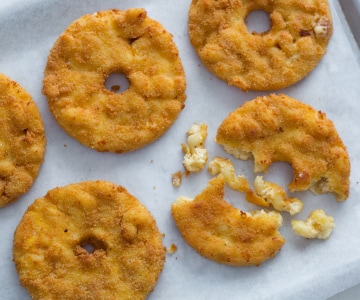 Beignets de mac and cheese