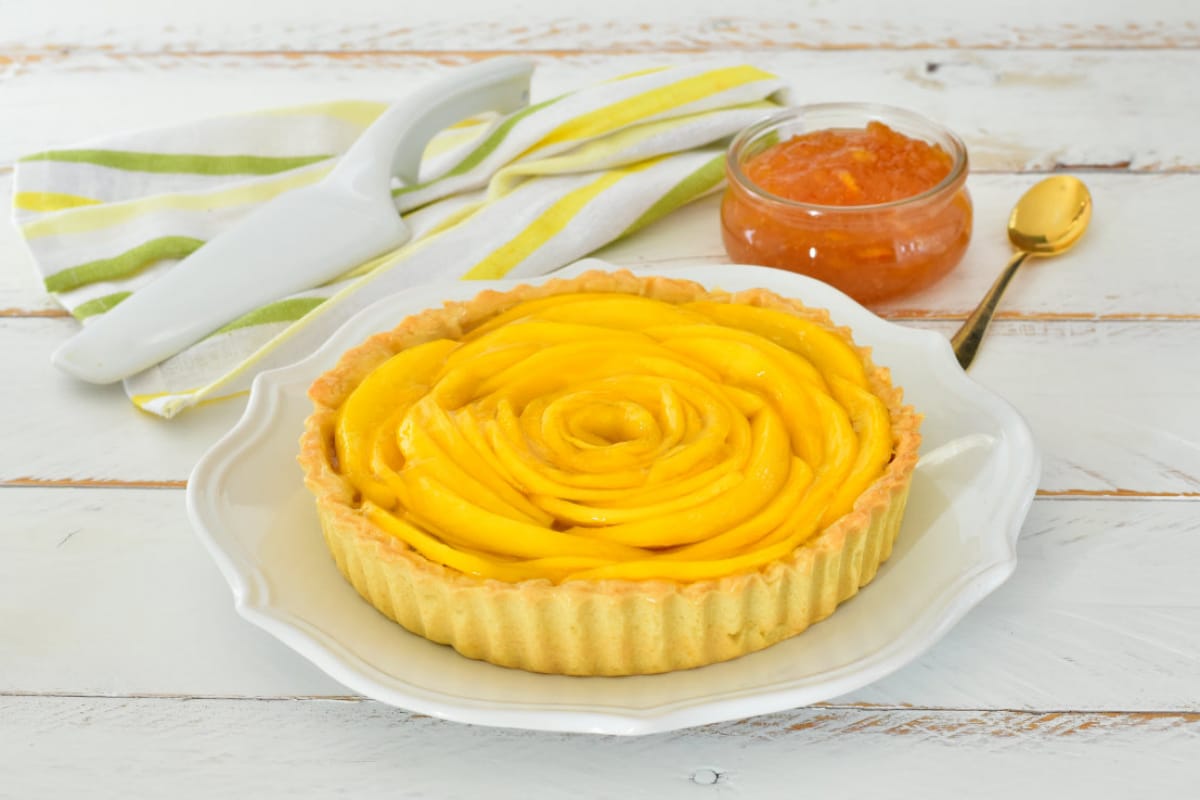 Tarte aux oranges et mangue