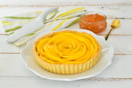 Tarte aux oranges et mangue