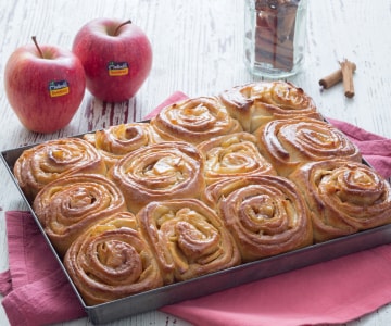 Cinnamon roll aux pommes