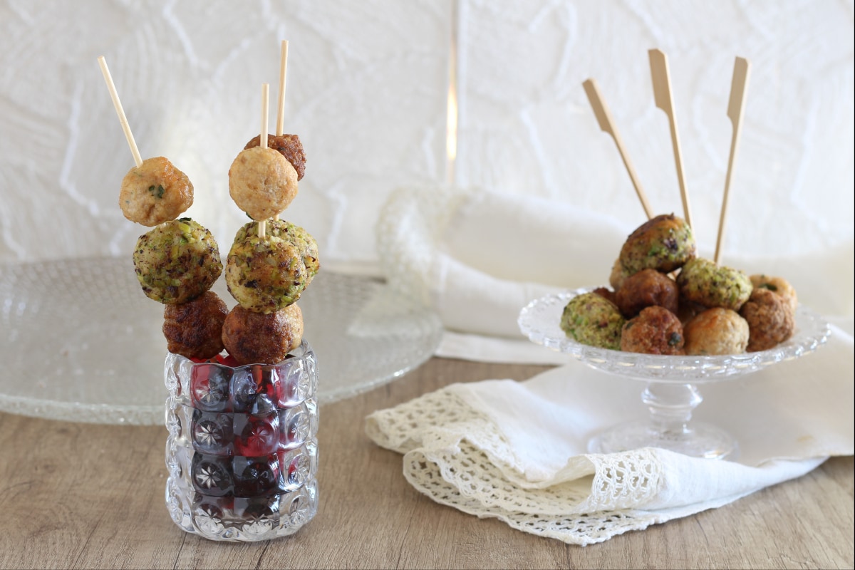 Boulettes tricolores