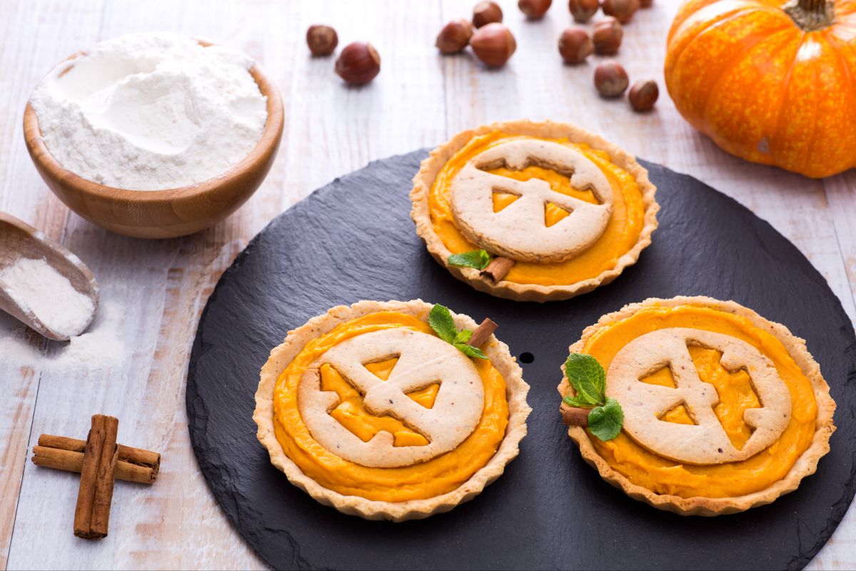 Tartelettes sucrées Jack O' Lantern