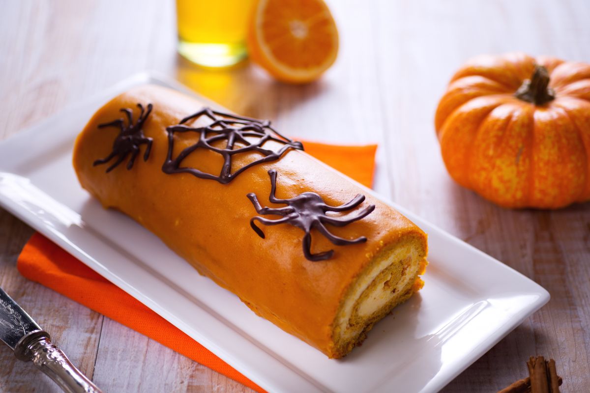Roulé sucré d'Halloween