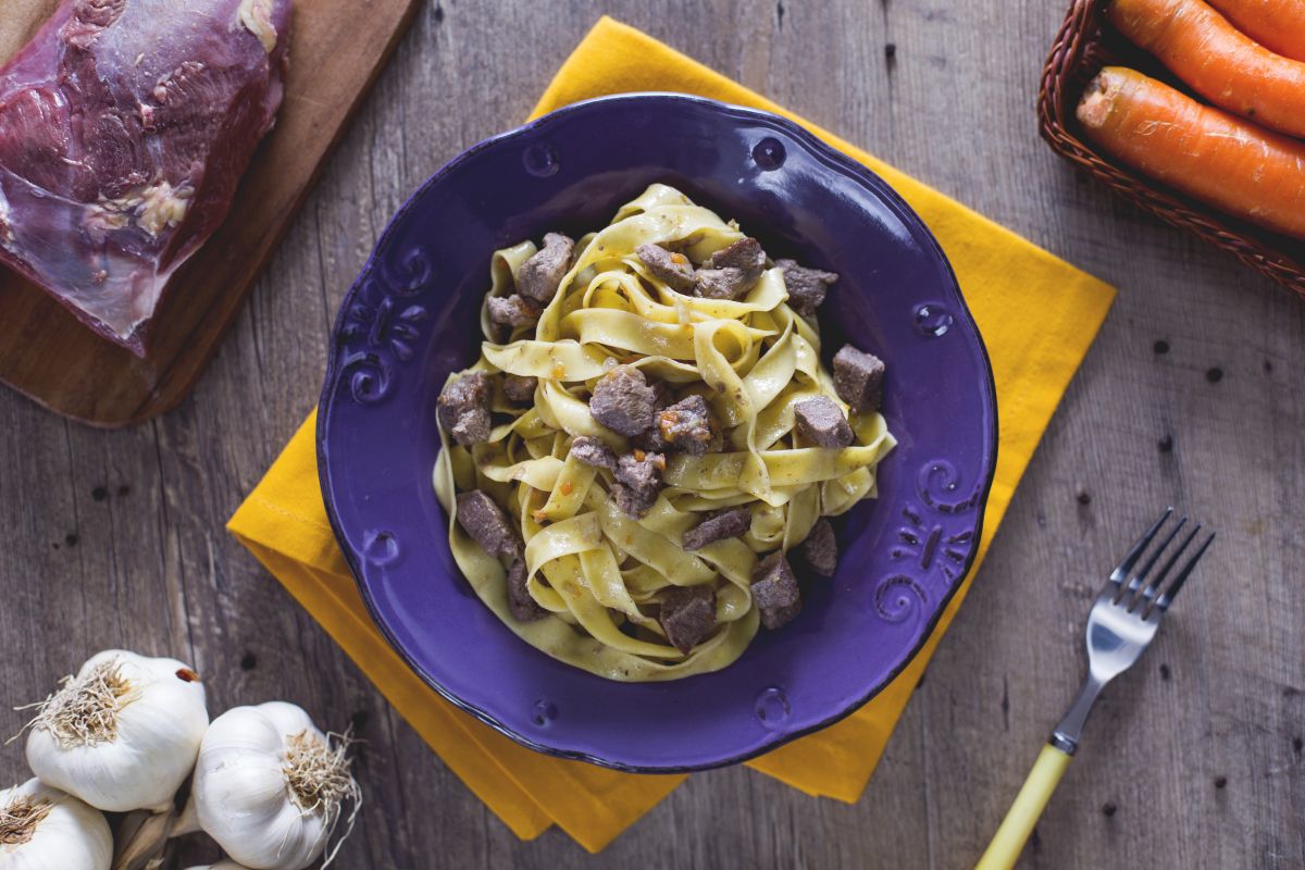 Tagliatelle au canard