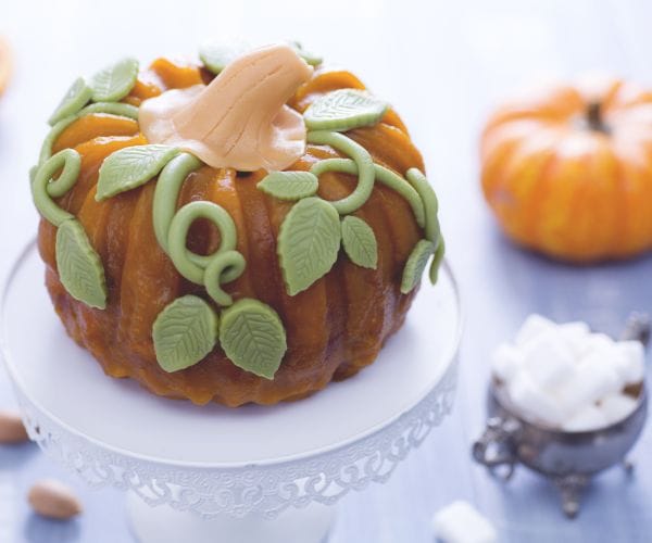 Gâteau à la citrouille d'Halloween