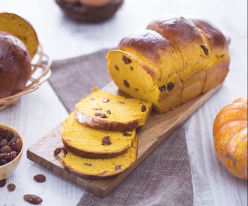 Pain brioché à la citrouille