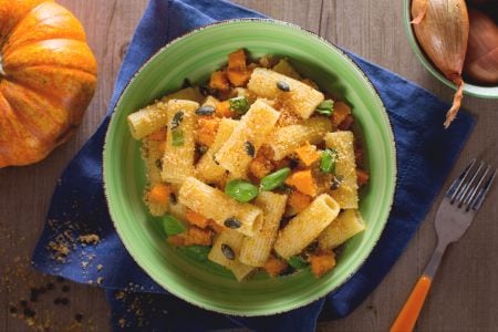 Pâtes à la courge et chapelure