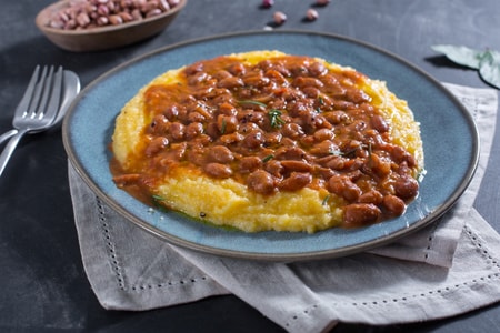 Polenta et haricots