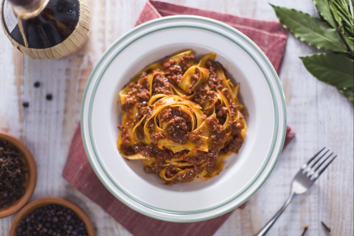 Pappardelle au ragoût de chevreuil