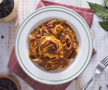 Pappardelle au ragoût de chevreuil
