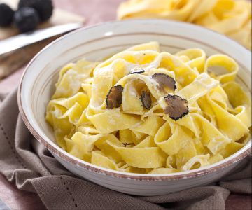 Pappardelle à la truffe et crème de mascarpone