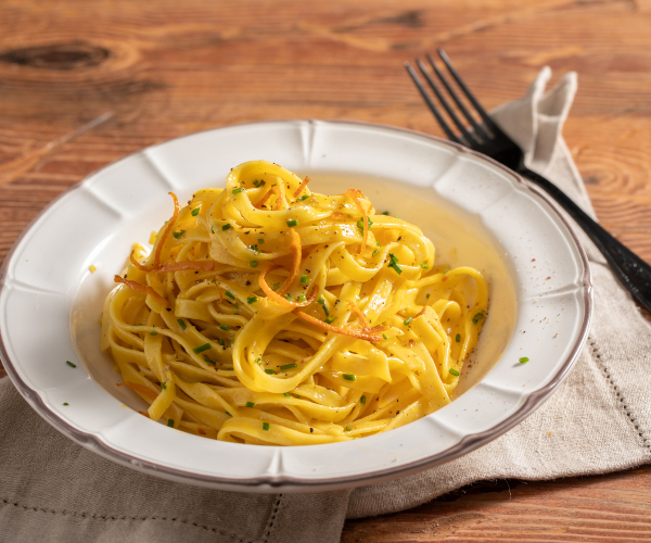 Tagliatelles à l'orange