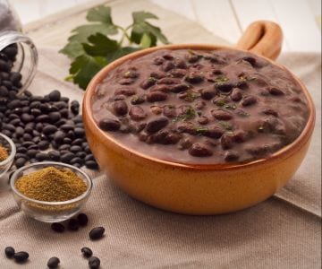 Crème de haricots (frijoles refritos)