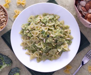 Pâtes au pesto de brocoli