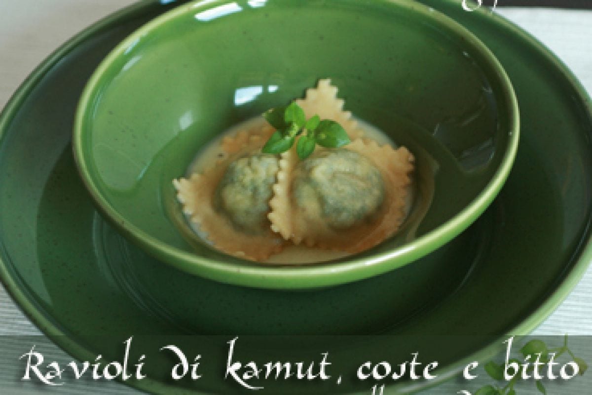 Ravioli de Kamut® aux blettes et bitto