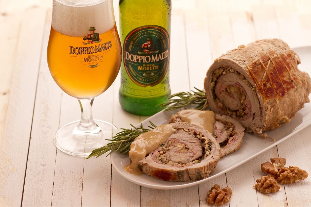 Roulade de veau aux noix