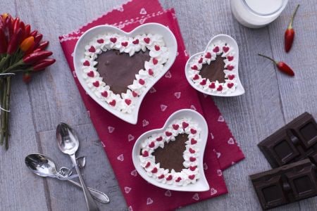 Mousse au chocolat et piment