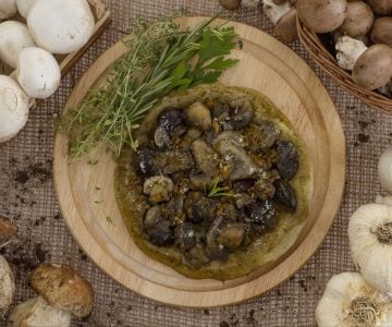 Mini tatin aux champignons