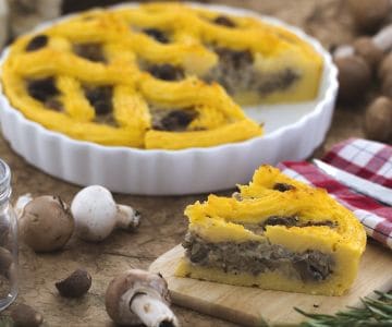 Tarte salée de polenta
