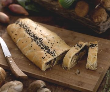 Strudel aux cèpes