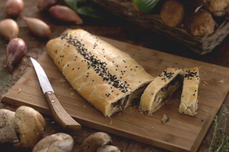 Strudel aux cèpes