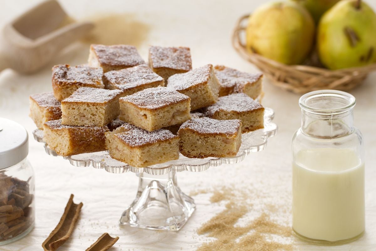 Blondies aux poires