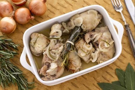 Poulet en fricassée