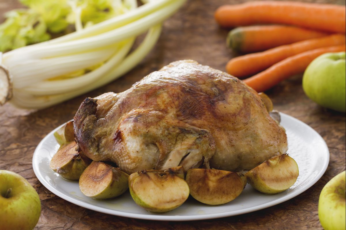 Poulet farci de Thanksgiving