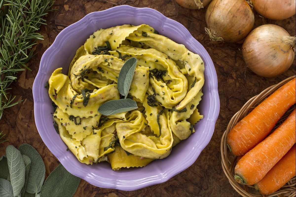 Tagliatelles farcies au cotechino