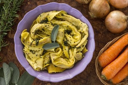 Tagliatelles farcies au cotechino