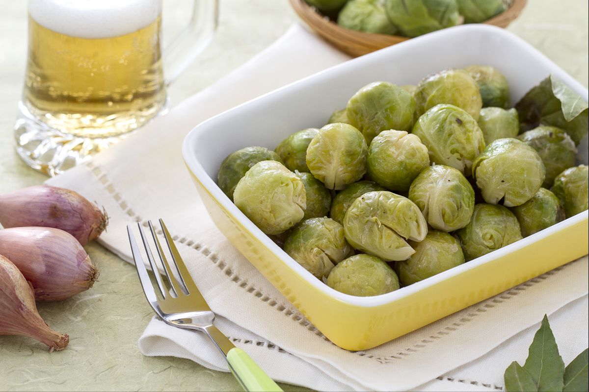Choux de Bruxelles braisés à la bière