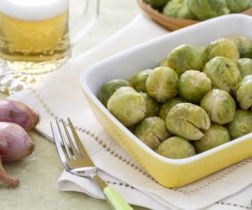 Choux de Bruxelles braisés à la bière