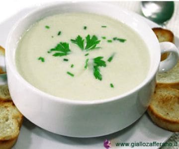Vichyssoise (crème froide de poireaux et pommes de terre)