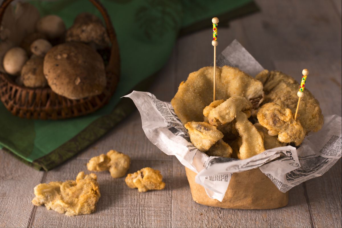 Champignons frits