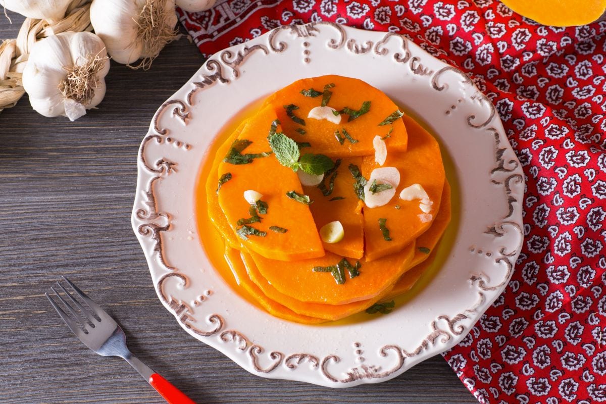 Courge à l'aigre-douce à la sicilienne