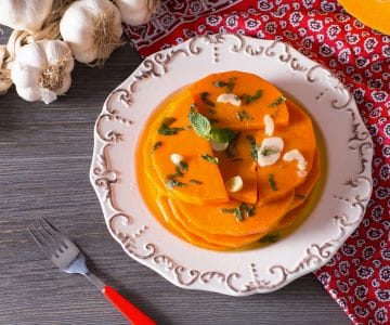 Courge à l'aigre-douce à la sicilienne