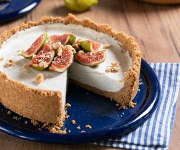 Cheesecake végétalienne aux figues